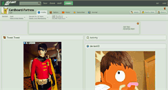 Desktop Screenshot of cardboard-fortress.deviantart.com