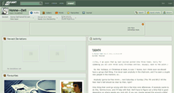 Desktop Screenshot of honne---dell.deviantart.com