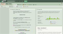 Desktop Screenshot of paper-arts.deviantart.com