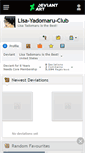 Mobile Screenshot of lisa-yadomaru-club.deviantart.com