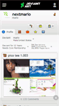 Mobile Screenshot of nextmario.deviantart.com