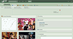 Desktop Screenshot of chloemcfly.deviantart.com