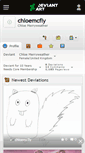 Mobile Screenshot of chloemcfly.deviantart.com