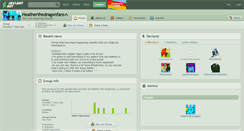 Desktop Screenshot of heatherthedragonfans.deviantart.com