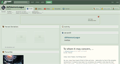 Desktop Screenshot of dapokemonleague.deviantart.com