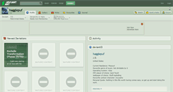 Desktop Screenshot of hagglepuf.deviantart.com