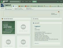 Tablet Screenshot of hagglepuf.deviantart.com