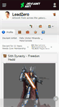 Mobile Screenshot of leadzero.deviantart.com