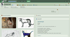 Desktop Screenshot of mizzasempai.deviantart.com