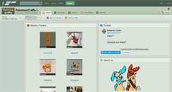 Desktop Screenshot of pokemoncrafts.deviantart.com