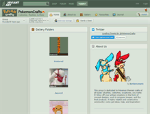 Tablet Screenshot of pokemoncrafts.deviantart.com