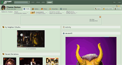 Desktop Screenshot of cheese-demon.deviantart.com