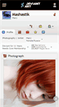 Mobile Screenshot of mashastik.deviantart.com