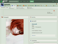 Tablet Screenshot of mashastik.deviantart.com