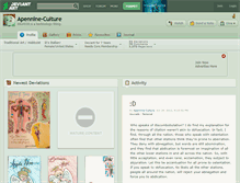 Tablet Screenshot of apennine-culture.deviantart.com