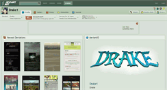 Desktop Screenshot of drake1.deviantart.com