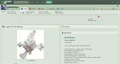 Desktop Screenshot of hydrauliceye.deviantart.com
