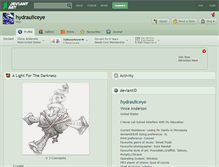 Tablet Screenshot of hydrauliceye.deviantart.com