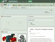 Tablet Screenshot of lasis.deviantart.com