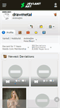 Mobile Screenshot of drawmetal.deviantart.com