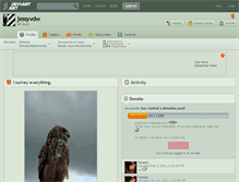 Tablet Screenshot of jessyvdw.deviantart.com