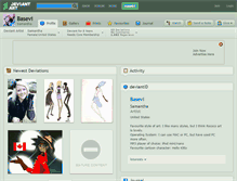 Tablet Screenshot of basevi.deviantart.com
