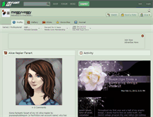 Tablet Screenshot of meggyweggy.deviantart.com