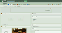 Desktop Screenshot of cesaray.deviantart.com