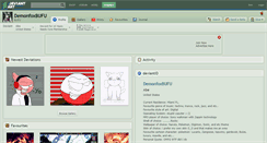 Desktop Screenshot of demonfoxbufu.deviantart.com