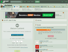 Tablet Screenshot of de-paked.deviantart.com