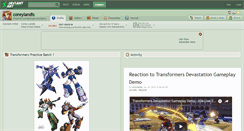 Desktop Screenshot of coreylandis.deviantart.com