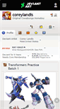 Mobile Screenshot of coreylandis.deviantart.com