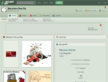 Tablet Screenshot of become-one-da.deviantart.com