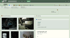 Desktop Screenshot of celeni.deviantart.com