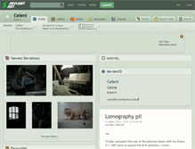 Tablet Screenshot of celeni.deviantart.com