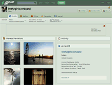 Tablet Screenshot of imthegirloverboard.deviantart.com