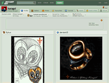 Tablet Screenshot of karagol.deviantart.com