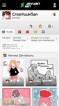 Mobile Screenshot of crossyuukisan.deviantart.com