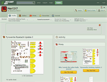 Tablet Screenshot of hax1217.deviantart.com
