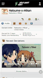 Mobile Screenshot of natsume-x-mikan.deviantart.com