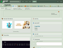 Tablet Screenshot of inspirelle.deviantart.com