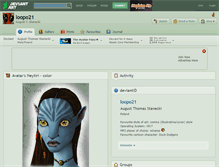 Tablet Screenshot of loopo21.deviantart.com