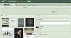 Desktop Screenshot of pr0jectile.deviantart.com
