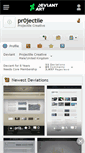 Mobile Screenshot of pr0jectile.deviantart.com