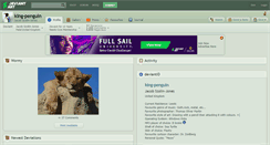 Desktop Screenshot of king-penguin.deviantart.com