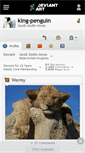 Mobile Screenshot of king-penguin.deviantart.com