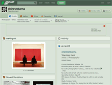 Tablet Screenshot of chinesestunna.deviantart.com