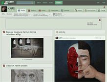 Tablet Screenshot of njsfx.deviantart.com