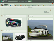 Tablet Screenshot of ngarage.deviantart.com