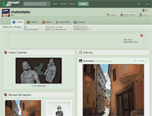 Tablet Screenshot of chottomatte.deviantart.com